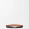 Reversible Anagram Belt in Smooth Calfskin Reversible Anagram Belt in Smooth Calfskin