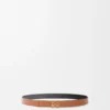 Reversible Anagram Belt in Smooth Calfskin Reversible Anagram Belt in Smooth Calfskin