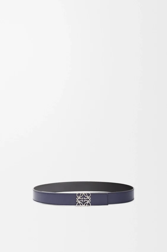 Reversible Anagram Belt in Smooth Calfskin Reversible Anagram Belt in Smooth Calfskin