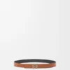 Reversible Anagram Belt in Smooth Calfskin Reversible Anagram Belt in Smooth Calfskin