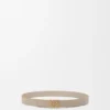 Reversible Anagram Belt in Supple Grained Calfskin Reversible Anagram Belt in Supple Grained Calfskin