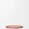 Reversible Anagram Bombé Belt in Smooth Calfskin Reversible Anagram Bombé Belt in Smooth Calfskin