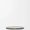 Reversible Anagram Bombé Belt in Smooth Calfskin Reversible Anagram Bombé Belt in Smooth Calfskin
