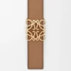 Reversible Anagram Bombé Belt in Smooth Calfskin Reversible Anagram Bombé Belt in Smooth Calfskin