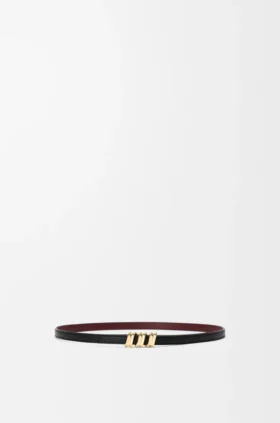Reversible Coil Belt in Smooth Calfskin Reversible Coil Belt in Smooth Calfskin