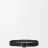 Reversible Loop Belt in Supple Grained Calfskin Reversible Loop Belt in Supple Grained Calfskin