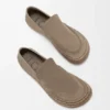 Rio Loafer in Suede and Raffia