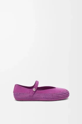 Rio Mary-Jane in Suede and Raffia Rio Mary-Jane in Suede and Raffia