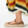 Rio Mary-Jane in Suede and Raffia Rio Mary-Jane in Suede and Raffia