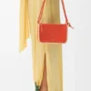 Rio Pouch in Classic Calfskin and Raffia Rio Pouch in Classic Calfskin and Raffia