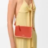 Rio Pouch in Classic Calfskin and Raffia Rio Pouch in Classic Calfskin and Raffia