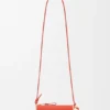 Rio Pouch in Classic Calfskin and Raffia Rio Pouch in Classic Calfskin and Raffia