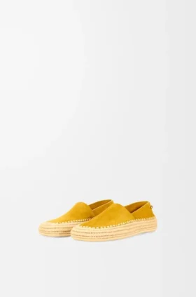 Rio Slipper in Suede and Raffia Rio Slipper in Suede and Raffia