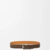 Roller Curve Belt in Supple Grained Calfskin Roller Curve Belt in Supple Grained Calfskin