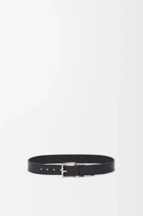 Roller Curve Belt in Supple Grained Calfskin