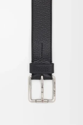 Roller Curve Belt in Supple Grained Calfskin