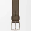 Roller Curve Belt in Supple Grained Calfskin Roller Curve Belt in Supple Grained Calfskin