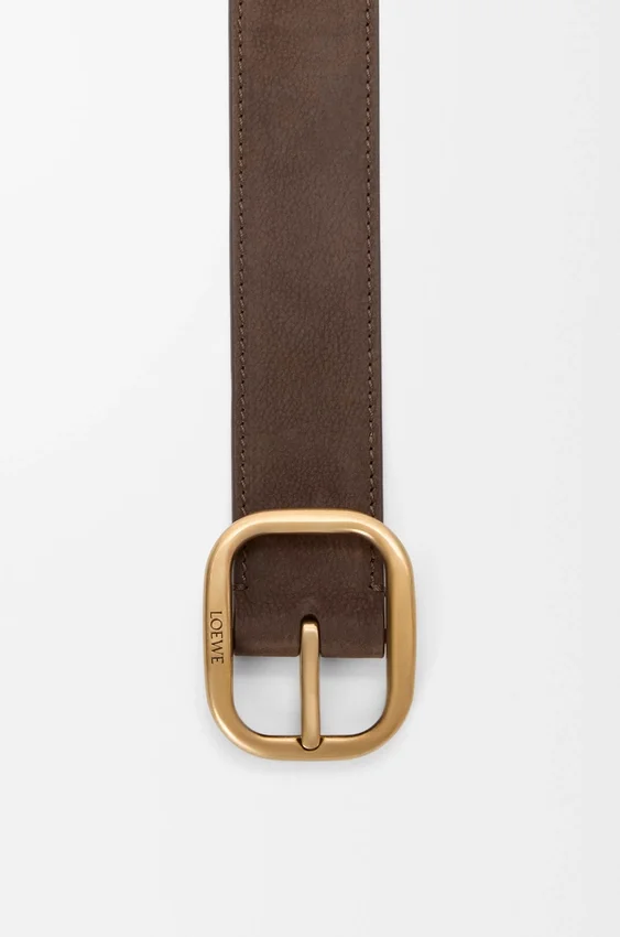 Rounded Soft Belt in Nubuck Rounded Soft Belt in Nubuck