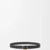 Rounded Soft Belt in Supple Grained Calfskin Rounded Soft Belt in Supple Grained Calfskin
