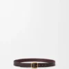 Rounded Soft Belt in Supple Grained Calfskin Rounded Soft Belt in Supple Grained Calfskin