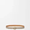 Rounded Soft Belt in Supple Grained Calfskin