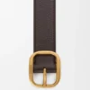 Rounded Soft Belt in Supple Grained Calfskin Rounded Soft Belt in Supple Grained Calfskin