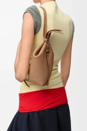 Scarf Backpack in Smooth Calfskin