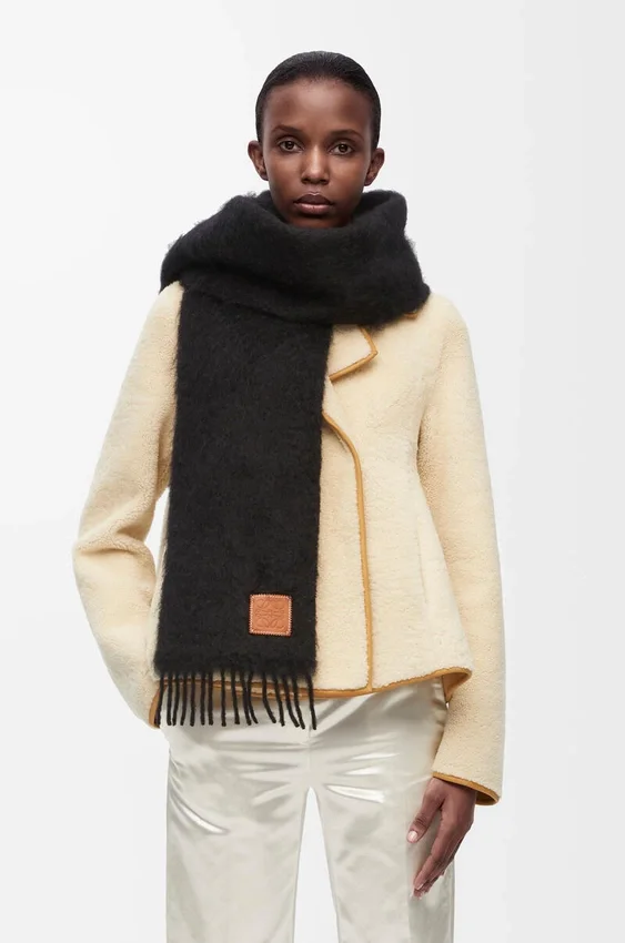 Scarf in Mohair and Wool Scarf in Mohair and Wool