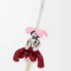 Seated Acrobat Pendant in Sterling Silver and Crystals Seated Acrobat Pendant in Sterling Silver and Crystals
