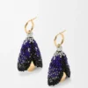 Shell Earrings in Sterling Silver and Beads Shell Earrings in Sterling Silver and Beads