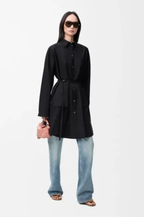Shirt Dress in Silk and Cotton Shirt Dress in Silk and Cotton