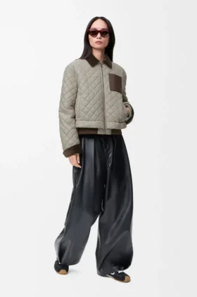 Short Jacket in Technical Fabric