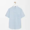 Short Sleeve Shirt in Cotton Blend Short Sleeve Shirt in Cotton Blend
