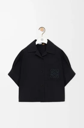Short Sleeve Shirt in Cotton Blend