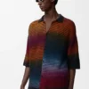 Short Sleeve Shirt in Cotton Blend Short Sleeve Shirt in Cotton Blend