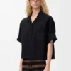 Short Sleeve Shirt in Cotton Blend Short Sleeve Shirt in Cotton Blend