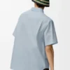 Short Sleeve Shirt in Cotton Blend Short Sleeve Shirt in Cotton Blend