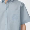 Short Sleeve Shirt in Cotton Blend Short Sleeve Shirt in Cotton Blend