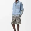 Short Sleeve Shirt in Denim Short Sleeve Shirt in Denim