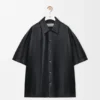 Short Sleeve Shirt in Nappa Lambskin Short Sleeve Shirt in Nappa Lambskin