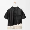 Short Sleeve Shirt in Nappa Lambskin Short Sleeve Shirt in Nappa Lambskin