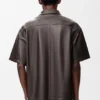 Short Sleeve Shirt in Nappa Lambskin Short Sleeve Shirt in Nappa Lambskin