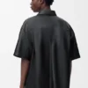 Short Sleeve Shirt in Nappa Lambskin Short Sleeve Shirt in Nappa Lambskin