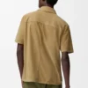 Short Sleeve Shirt in Suede Goatskin Short Sleeve Shirt in Suede Goatskin