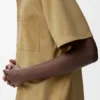 Short Sleeve Shirt in Suede Goatskin Short Sleeve Shirt in Suede Goatskin