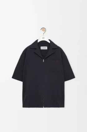 Short Sleeve Shirt in Wool Short Sleeve Shirt in Wool