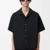 Short Sleeve Shirt in Wool Short Sleeve Shirt in Wool