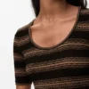 Short Sleeve Sweater in Cotton Blend Short Sleeve Sweater in Cotton Blend