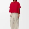 Short Sleeve Trapeze Shirt in Cotton Short Sleeve Trapeze Shirt in Cotton