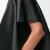 Short Sleeve Trapeze Shirt in Nappa Lambskin Short Sleeve Trapeze Shirt in Nappa Lambskin